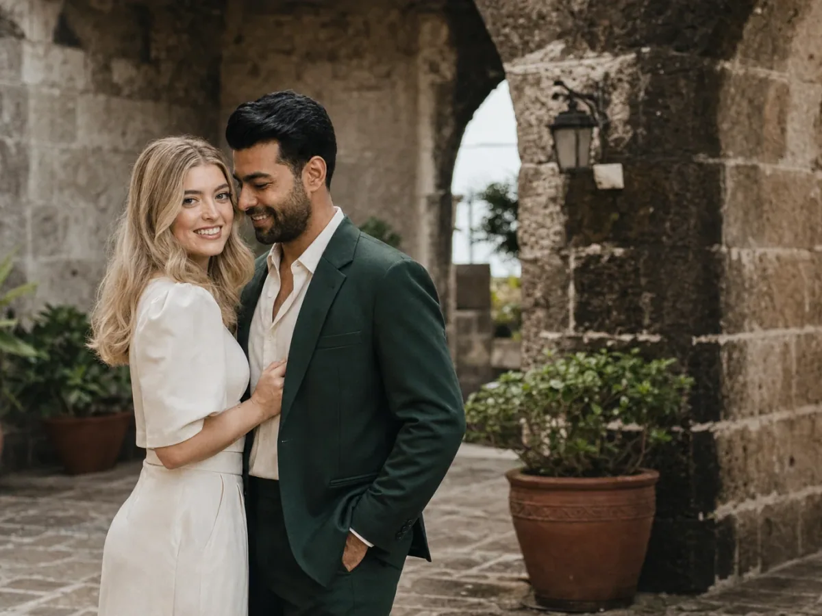 Maria Beatrice and Alexander among the heritage walls of Intramuros